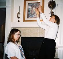 Sending it up to the light. Sending it up to the light