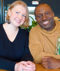 Portrait of Lena Takahashi and Muniqui Muhammad, ICRT Reiki Master Teachers.